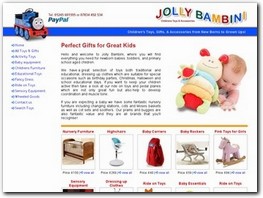 http://www.jollybambini.co.uk website
