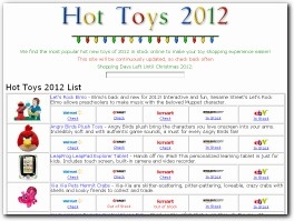 http://www.hottoysofchristmas.com website