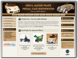 http://www.pedalcarshowroom.co.uk website