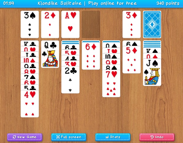 Online Games - Play Klondike Solitaire online