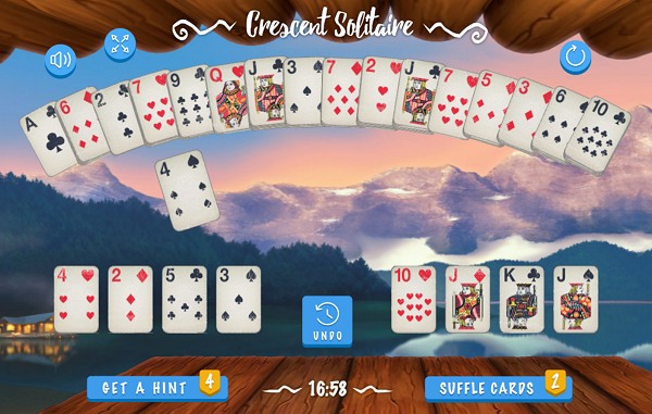 Crescent Solitaire Card Video Game: Play Free Online Crescent Solitaire  Card Game - No App Download Required!