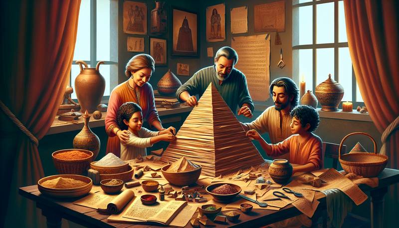 Exploring Ancient Civilizations: Make a Paper Mache Pyramid