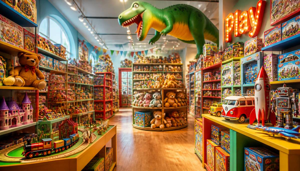 What Makes a Toy Shop Look Magical in Photographs Without Making It Look Chaotic?
