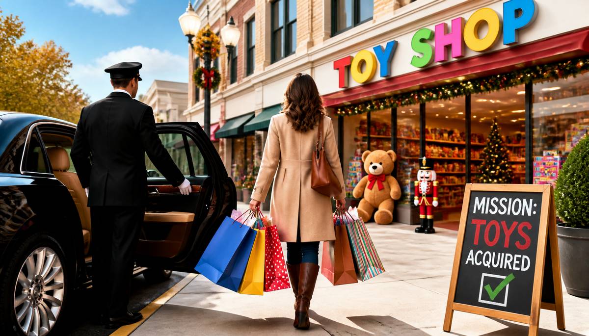 How Chauffeur Services Turn Last-Minute Toy Shopping Into a Calm Mission