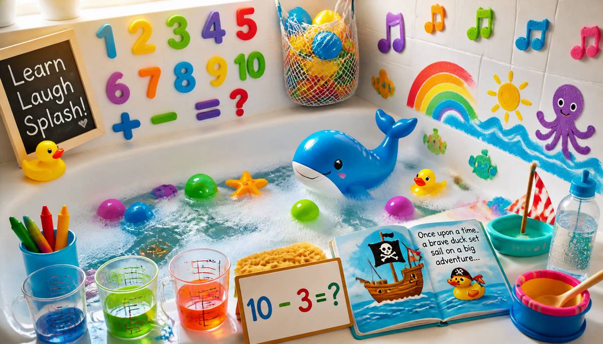 Turning Bath Time into Fun Learning Experiences