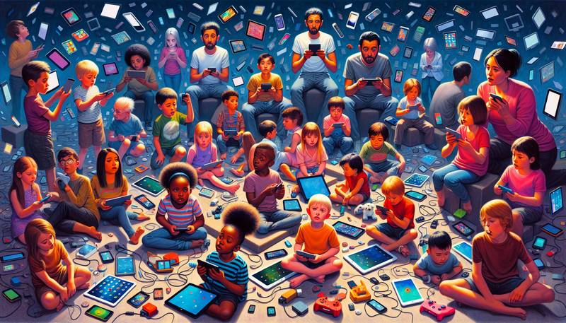 The Dizzying World of Childrens Screen Time: How Much is Too Much?