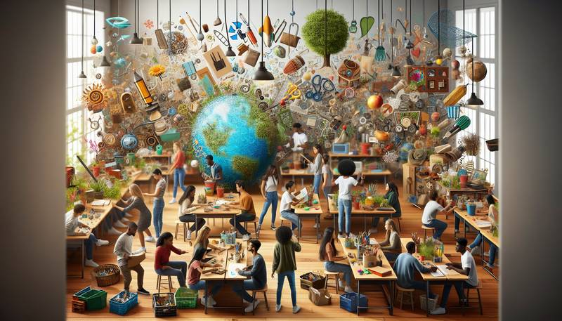 Teaching Sustainability Through Upcycling Projects