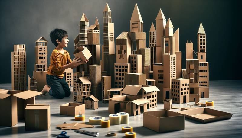 Exploring Architecture with DIY Cardboard Cityscapes