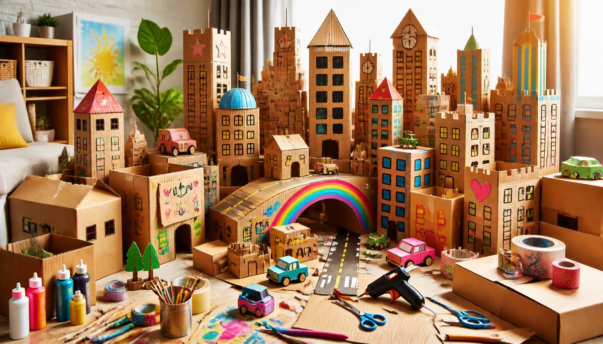 Exploring Architecture with DIY Cardboard Cityscapes