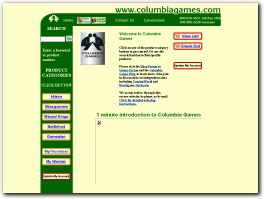 https://columbiagames.com/ website