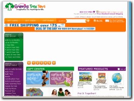 https://www.growingtreetoys.com/ website