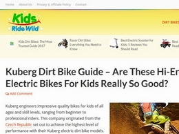 https://www.kidsridewild.com/ website
