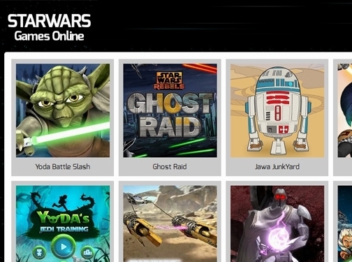 https://www.starwarsgamesonline.com/ website